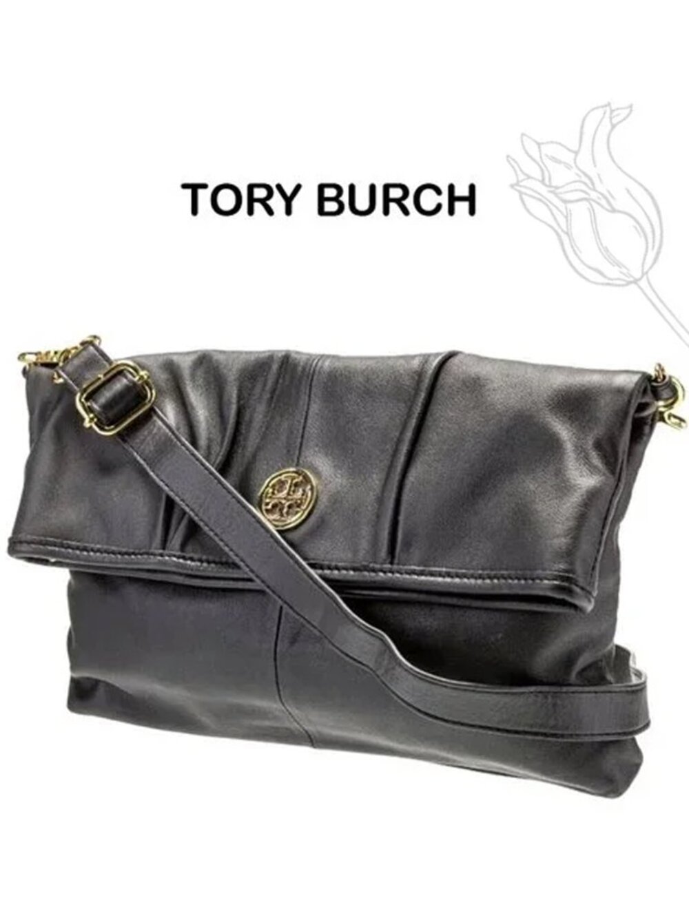 Tory Burch Dena Fold Over Crossbody